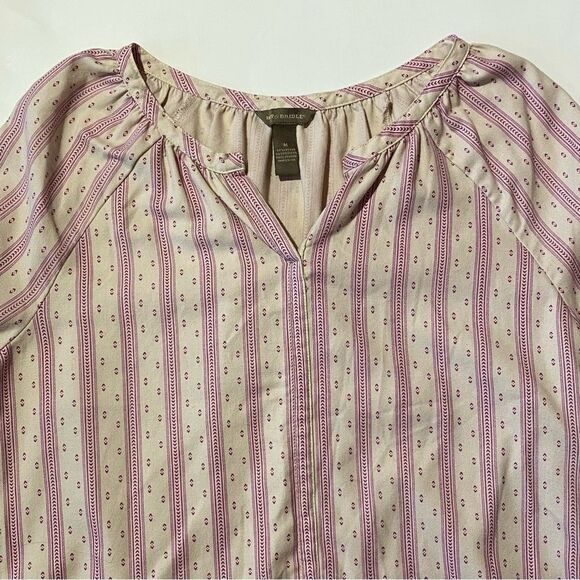 Bit & Bridle Western Cowgirl Equestrian Peasant Top W/ Bell Sleeves Women's Med. - Picture 2 of 13